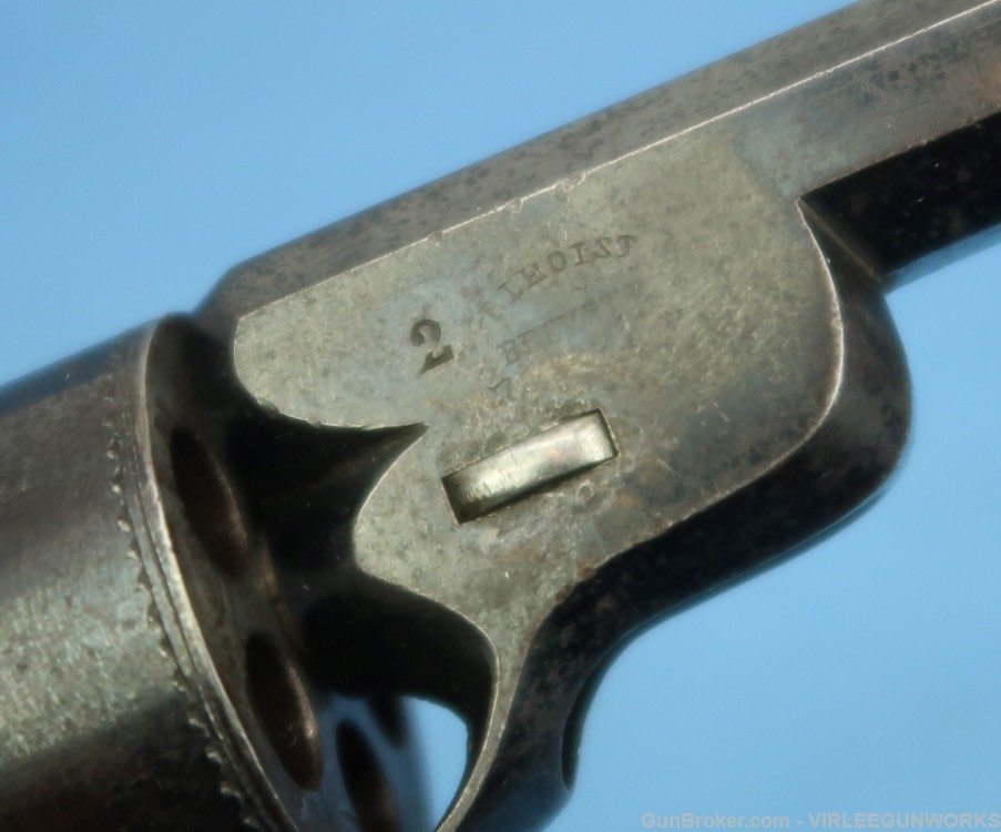 Belgium Liege Ring Trigger Pistol .34 Bore T.J. LHoist Percussion 1853-73 -img-60