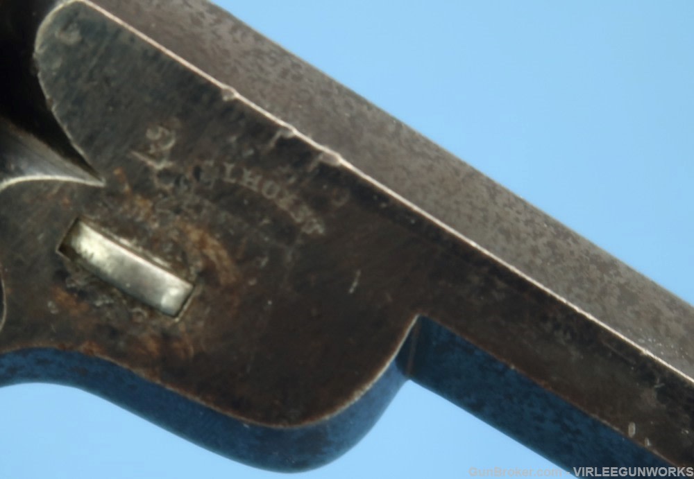 Belgium Liege Ring Trigger Pistol .34 Bore T.J. LHoist Percussion 1853-73 -img-7