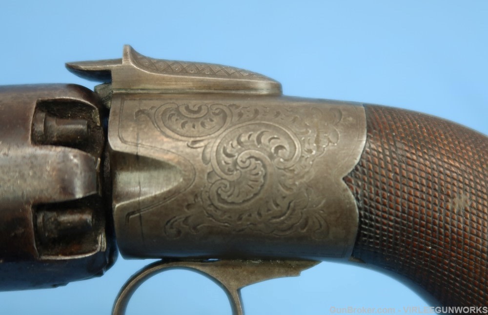 Belgium Liege Ring Trigger Pistol .34 Bore T.J. LHoist Percussion 1853-73 -img-28