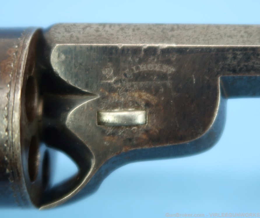 Belgium Liege Ring Trigger Pistol .34 Bore T.J. LHoist Percussion 1853-73 -img-6