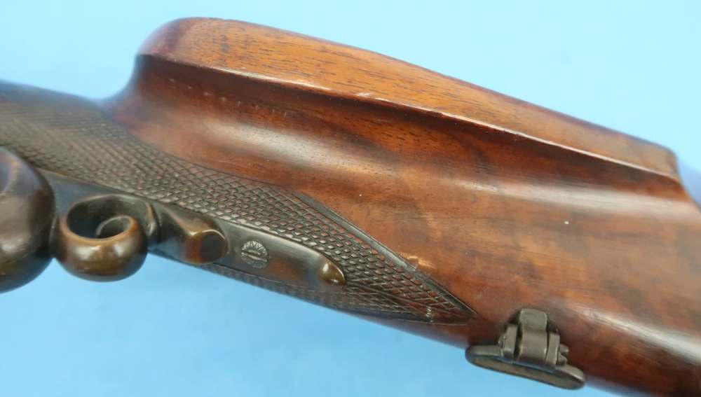 German Combination Shotgun-Rifle Guild Era Back Action Engraved Gold Inlay -img-77