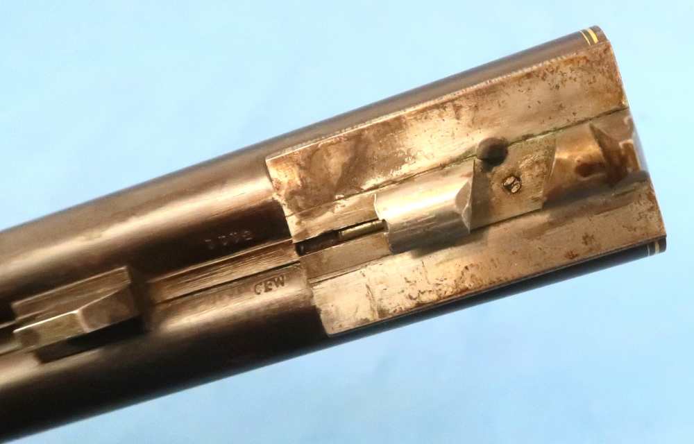 German Combination Shotgun-Rifle Guild Era Back Action Engraved Gold Inlay -img-111