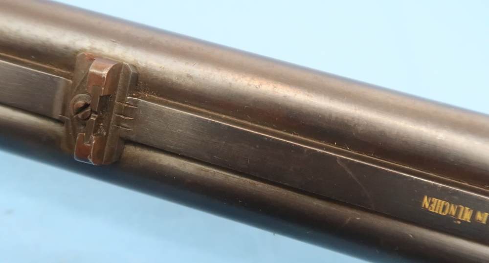 German Combination Shotgun-Rifle Guild Era Back Action Engraved Gold Inlay -img-68