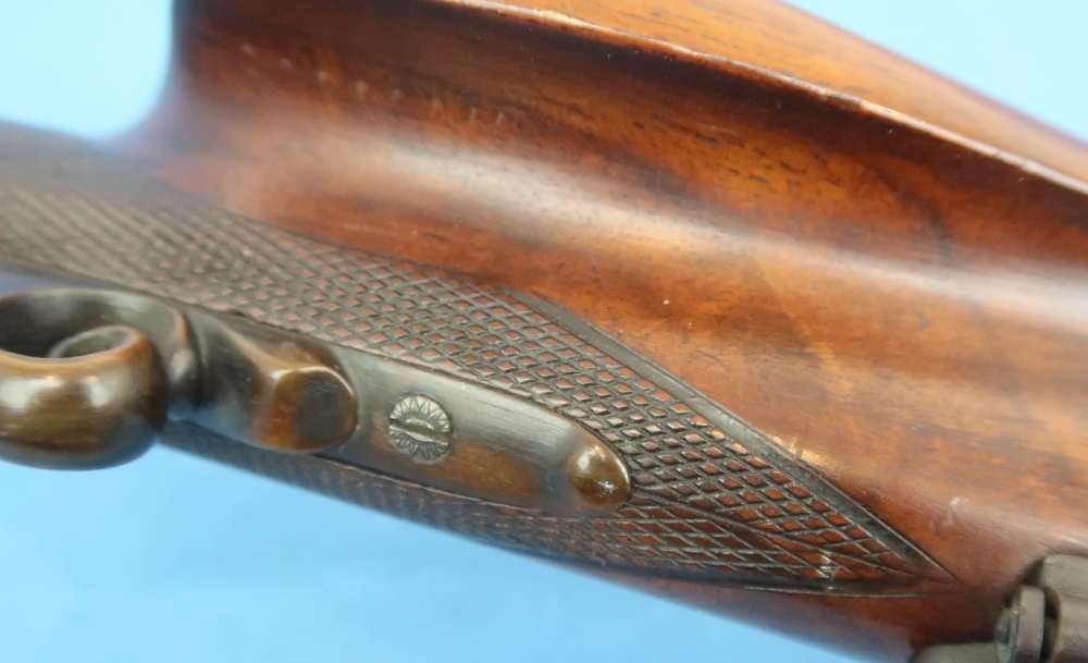 German Combination Shotgun-Rifle Guild Era Back Action Engraved Gold Inlay -img-78