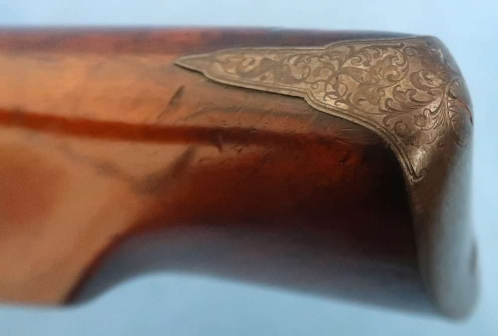 German Combination Shotgun-Rifle Guild Era Back Action Engraved Gold Inlay -img-27