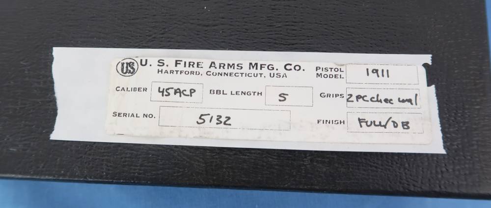 USFA Model 1911 Government US Army 45 ACP Boxed Unfired 2006-img-77