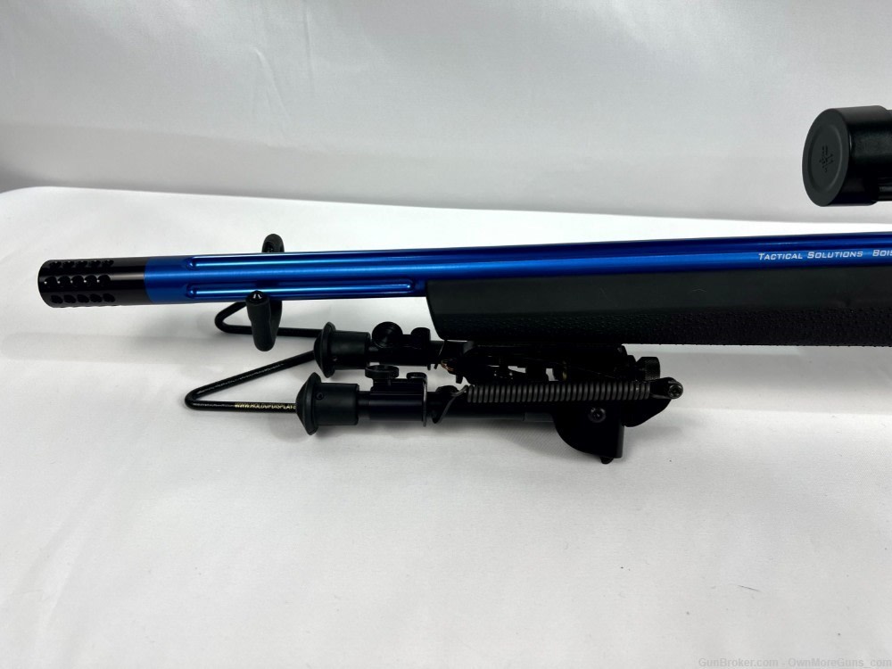 Tactical Solutions X-Ring Rifle (Blue) with Vortex Crossfire 2-7x32 Scope-img-7
