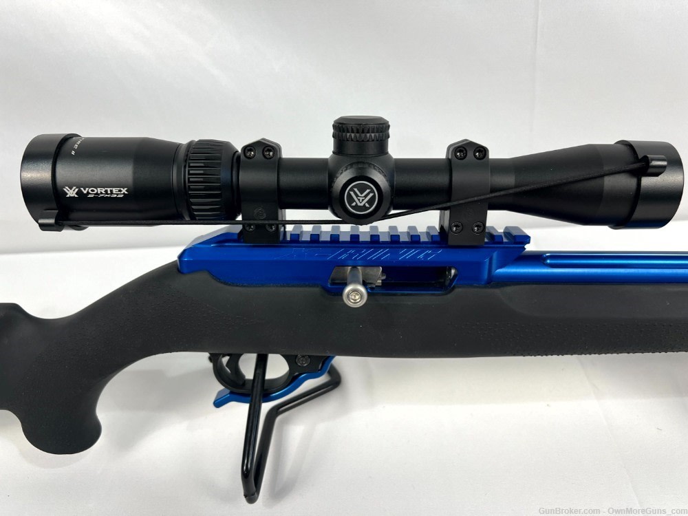 Tactical Solutions X-Ring Rifle (Blue) with Vortex Crossfire 2-7x32 Scope-img-14