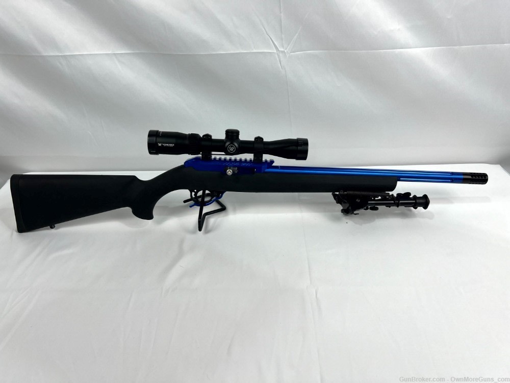 Tactical Solutions X-Ring Rifle (Blue) with Vortex Crossfire 2-7x32 Scope-img-11