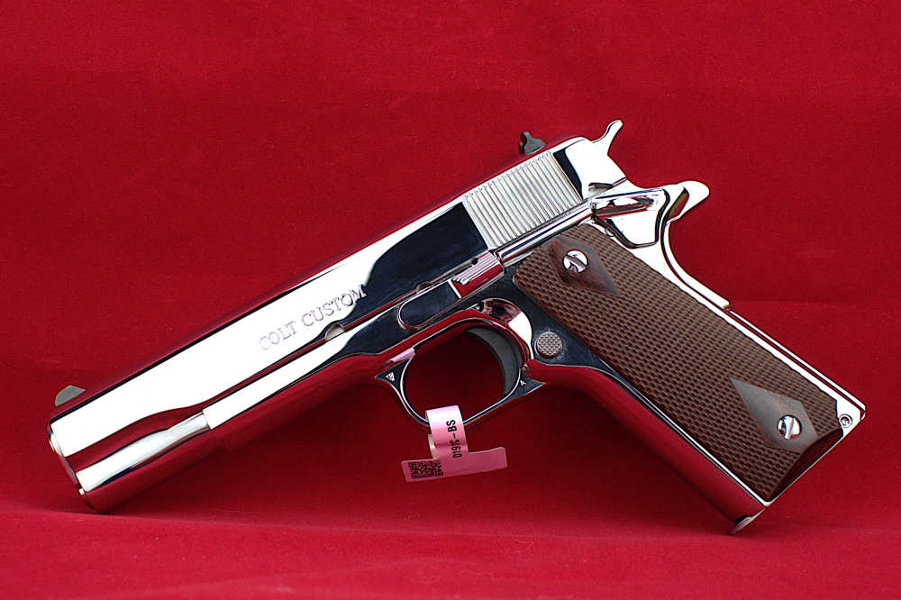 Colt Custom shop Government Bright Stainless .45 ACP; NEW*-img-1