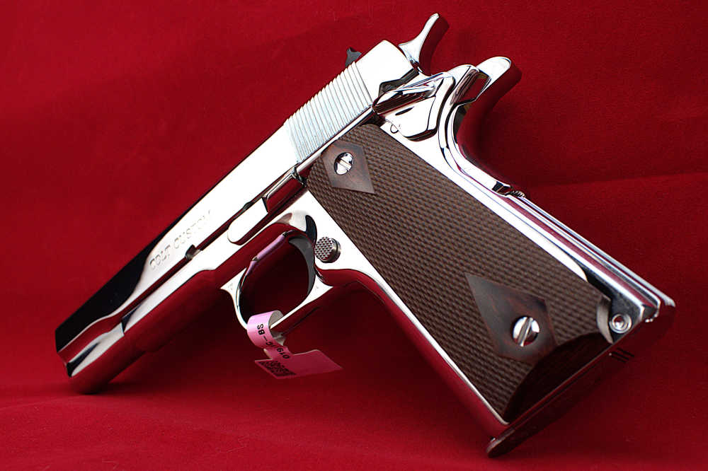Colt Custom shop Government Bright Stainless .45 ACP; NEW*-img-2