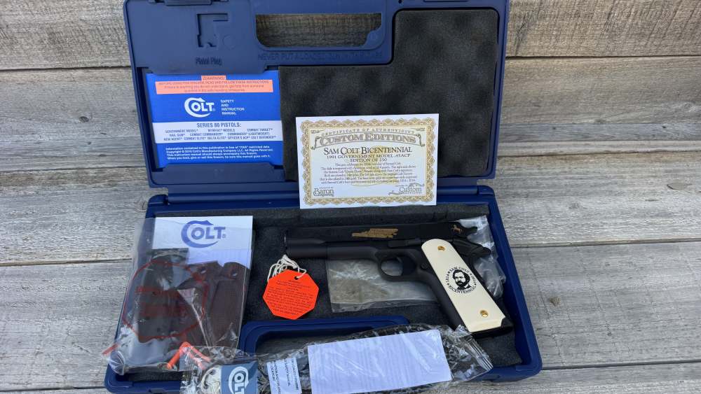 Colt 1911 Sam Colt Bicentennial 1/250 -img-9
