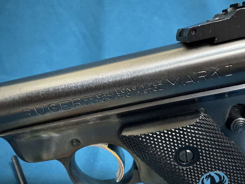 RUGER MARK I .22LR 6.8" BARREL No Reserve Penny Auction-img-4