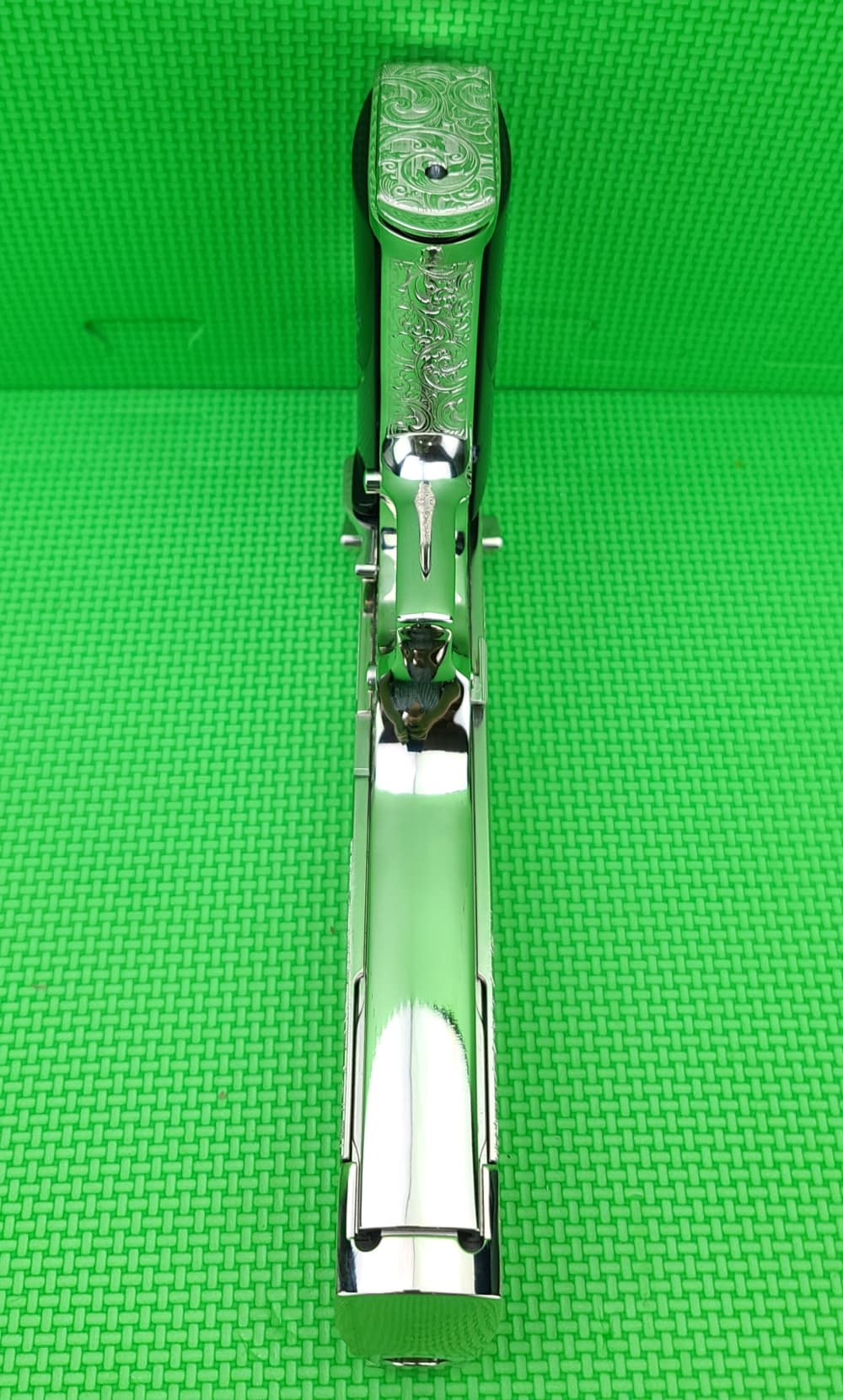 MAGNUM RESEARCH DESERT EAGLE 50AE HAND ENGRAVED NICKEL DK50IMB IN THE BOX-img-23