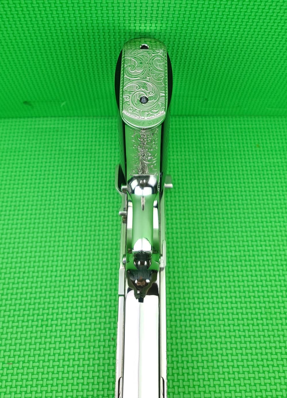 MAGNUM RESEARCH DESERT EAGLE 50AE HAND ENGRAVED NICKEL DK50IMB IN THE BOX-img-21