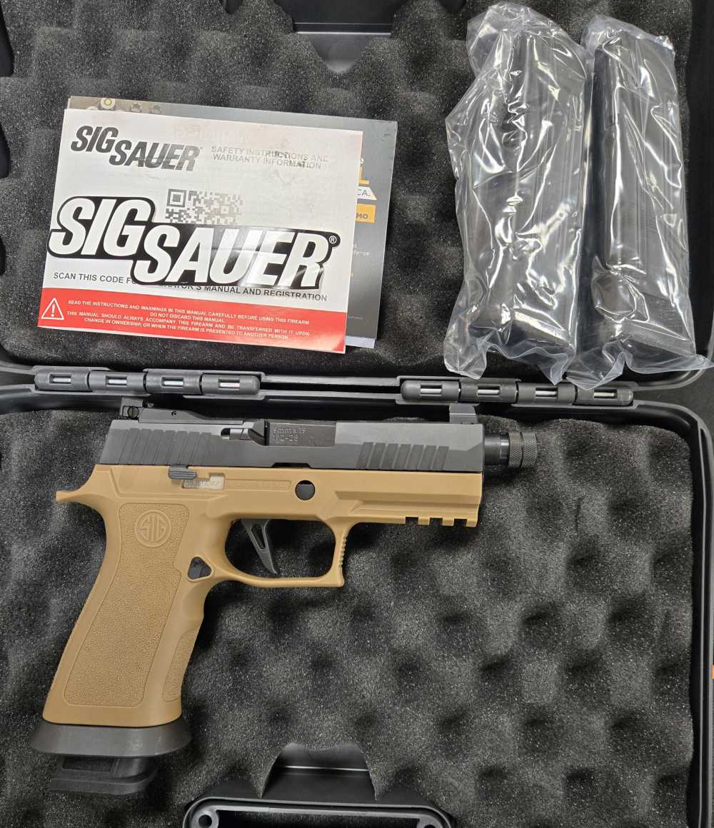 Sig Sauer 320X Marine Raiders 9mm 4.6" threaded barrel NIB 31-102-img-0