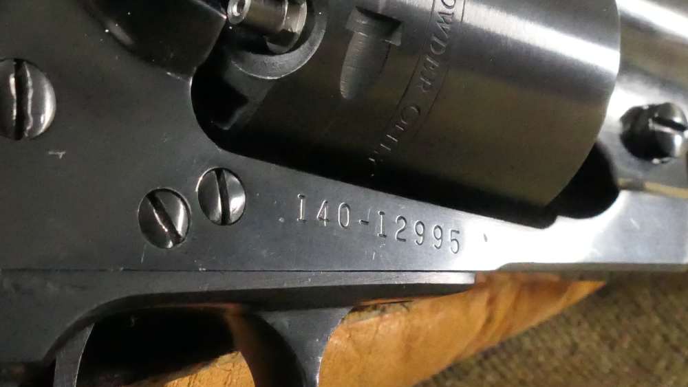 Ruger – Old Army – .45 Black Powder – Blue – 7½" Barrel – SN# 140-12995-img-9
