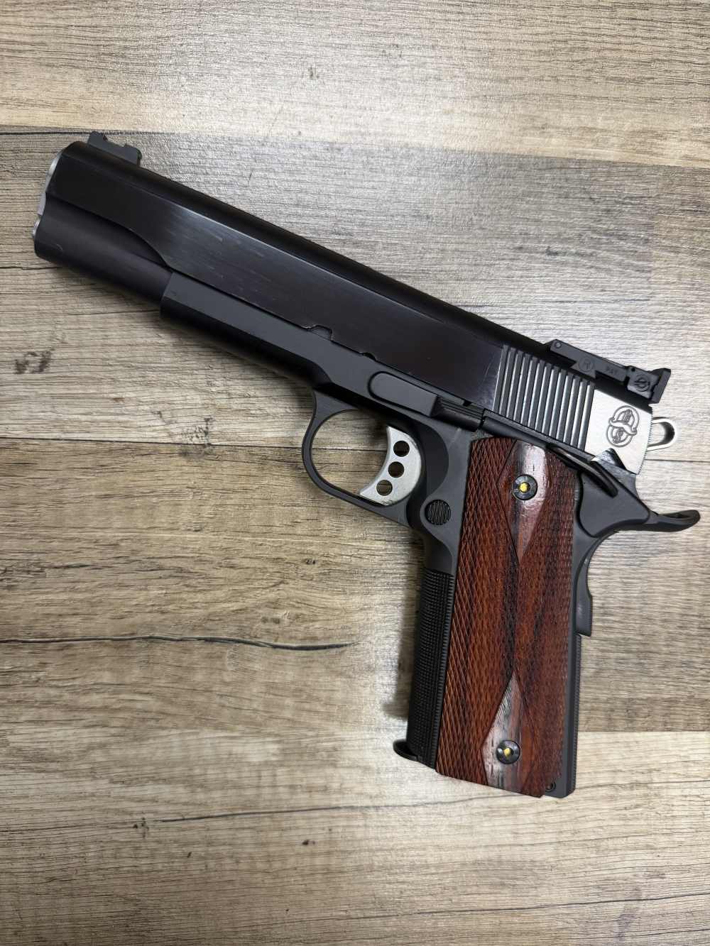 CYLINDER AND SLIDE C&S ULTRA RARE TARGET 1911 9MM SERIAL#33 PISTOL REDUCED!-img-0