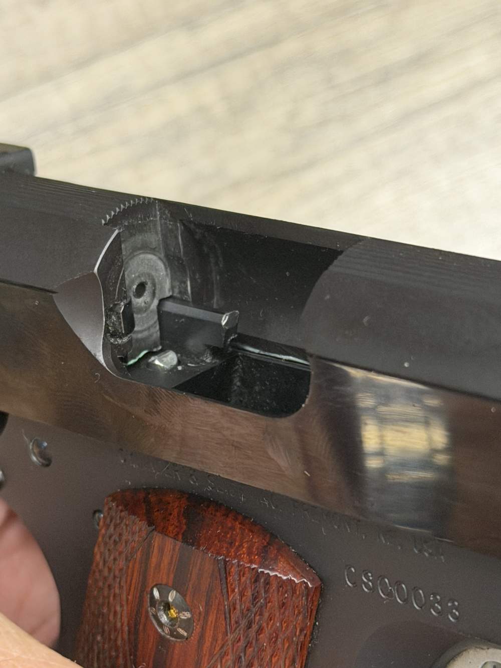 CYLINDER AND SLIDE C&S ULTRA RARE TARGET 1911 9MM SERIAL#33 PISTOL REDUCED!-img-24