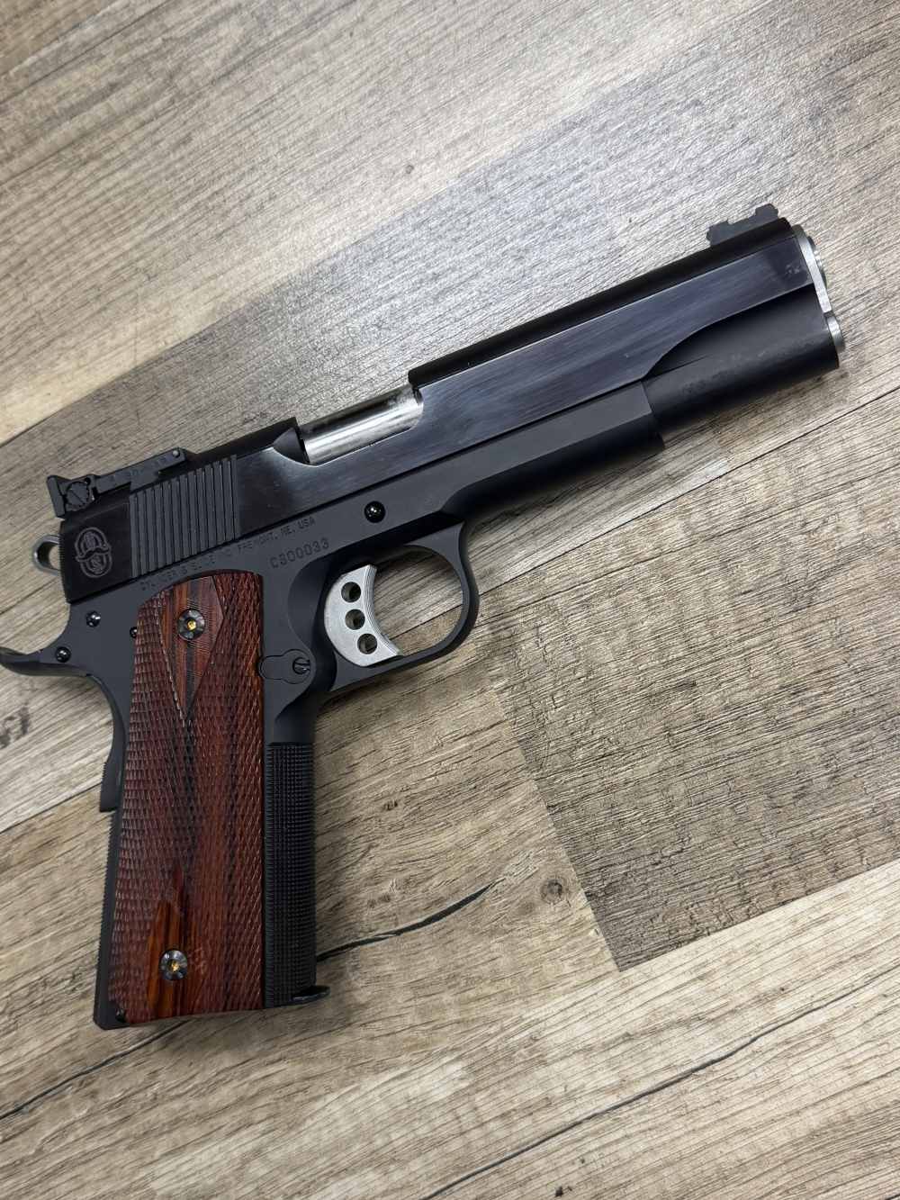 CYLINDER AND SLIDE C&S ULTRA RARE TARGET 1911 9MM SERIAL#33 PISTOL REDUCED!-img-8
