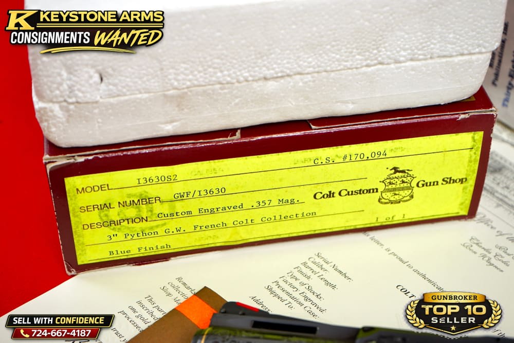 1 OF 1 COLT CUSTOM SHOP PRESIDENTS EDITION 3" ALVIN WHITE MASTER ENGRAVED-img-4