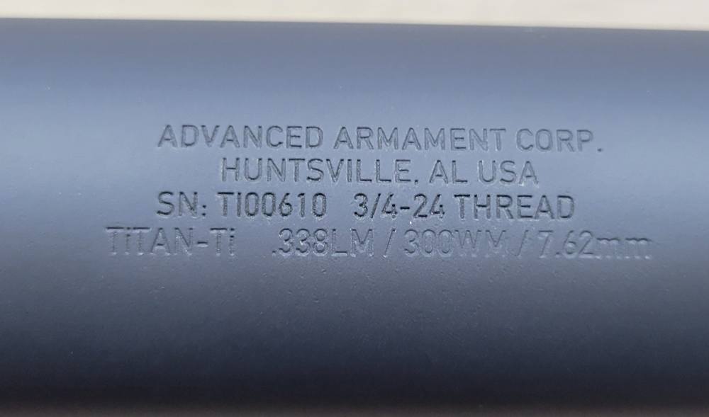 AAC TITAN TI: .338LM/.300WM/7.62: ¾ X 24-img-1