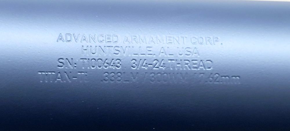 AAC TITAN TI: .338LM/.300WM/7.62: ¾ X 24-img-1