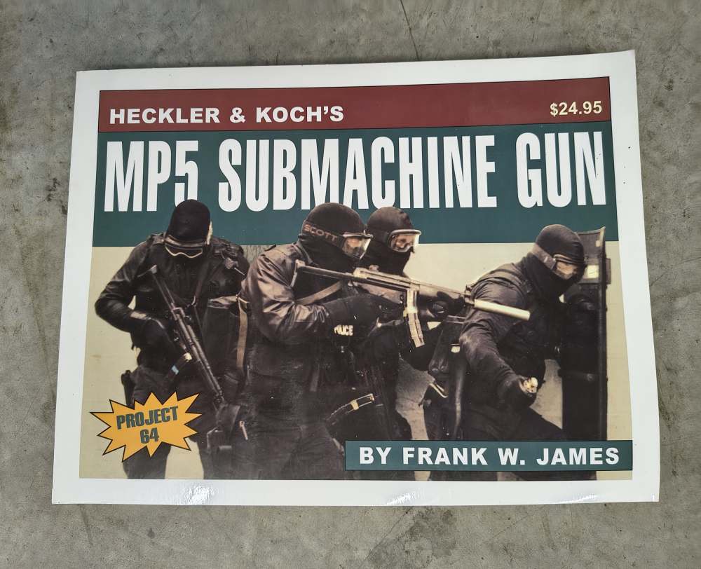 MP5 Submachine Gun Book - Frank James - Free Shipping-img-0