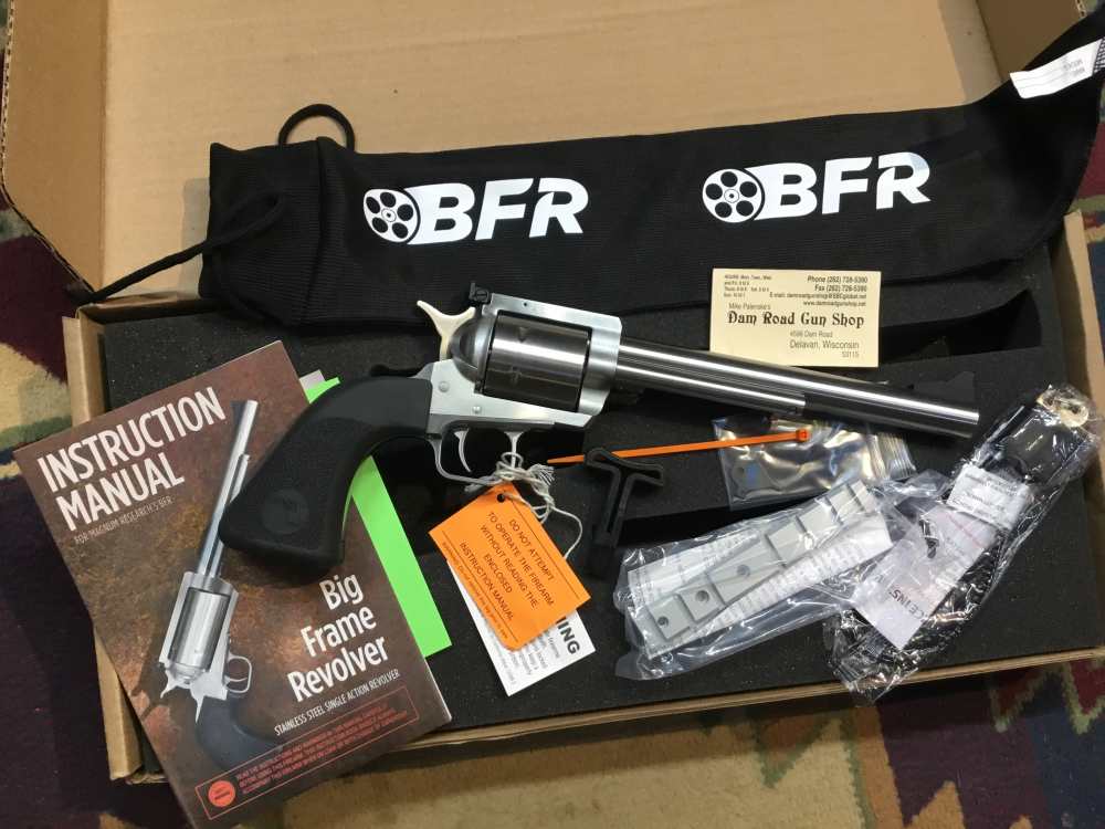 Magnum Research BFR 44 mag 8” Stainless 6 rd.-img-0