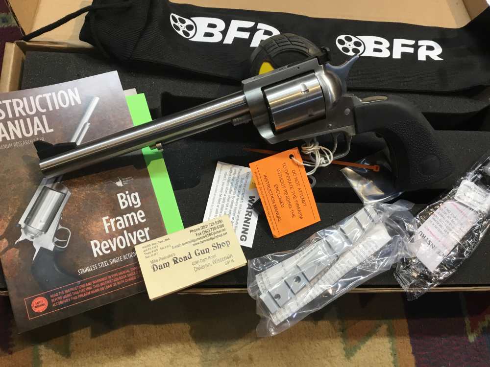 Magnum Research BFR 44 mag 8” Stainless 6 rd.-img-1