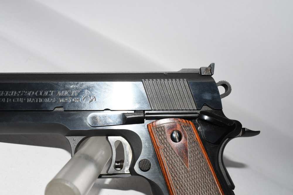 Nice Colt Series 80 MKIV Gold Cup National Match 45 ACP Pistol W Case 1996-img-7