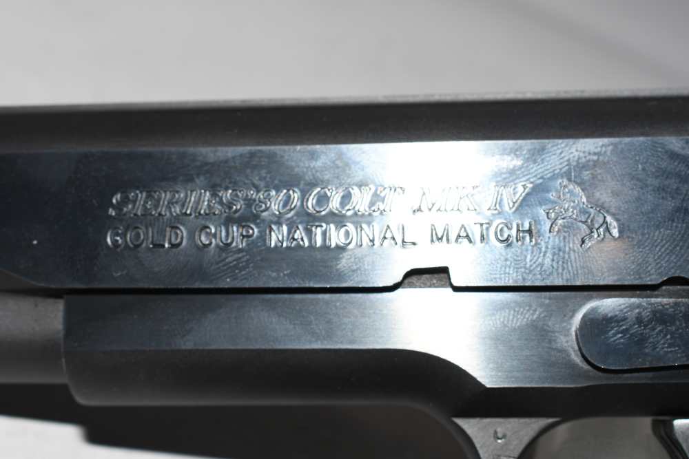 Nice Colt Series 80 MKIV Gold Cup National Match 45 ACP Pistol W Case 1996-img-21