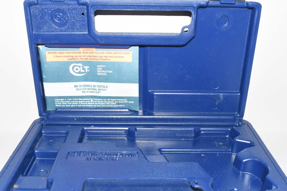 Nice Colt Series 80 MKIV Gold Cup National Match 45 ACP Pistol W Case 1996-img-34