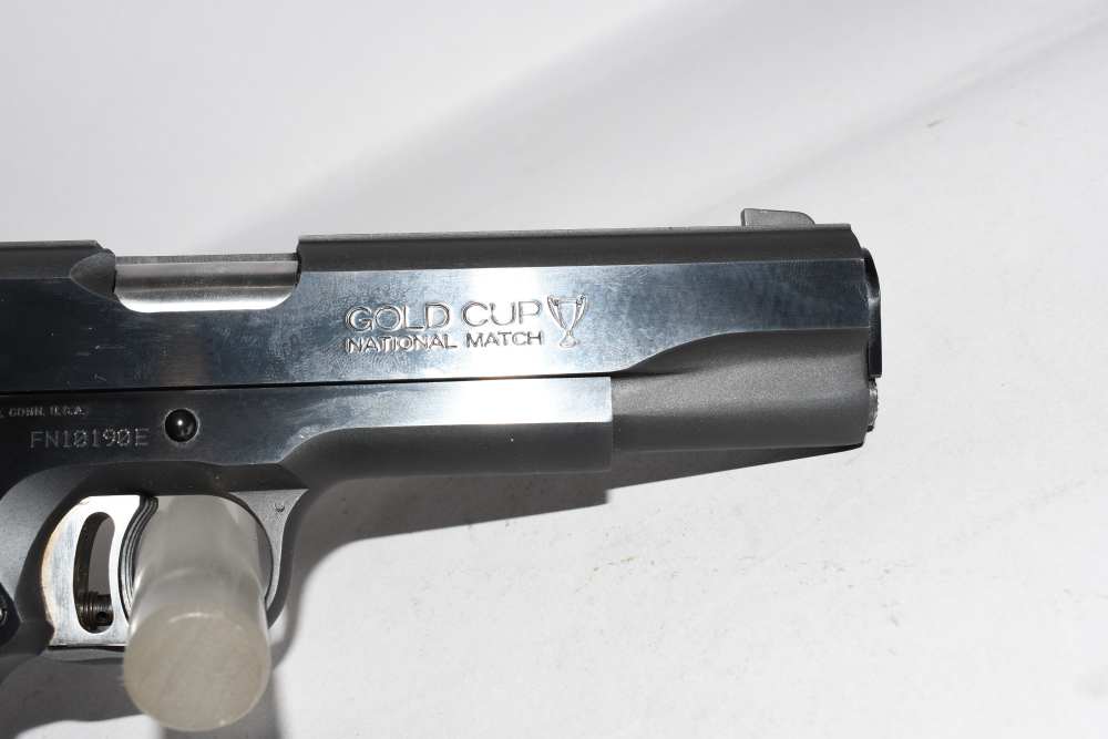Nice Colt Series 80 MKIV Gold Cup National Match 45 ACP Pistol W Case 1996-img-4