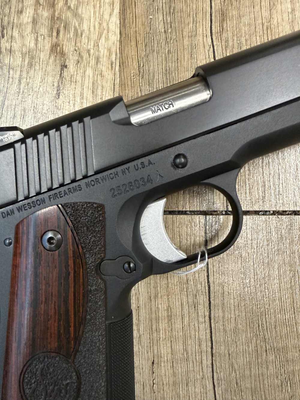 DAN WESSON 1911 GUARDIAN 9MM MATCH BOBTAIL NIGHT SIGHTS LNIB NR!-img-7
