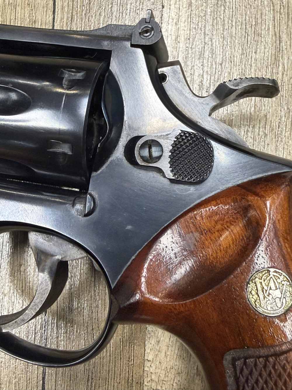 NICE VINTAGE S&W SMITH & WESSON 19-3 .357 MAG REVOLVER TARGET HAMMER & TRIG-img-8