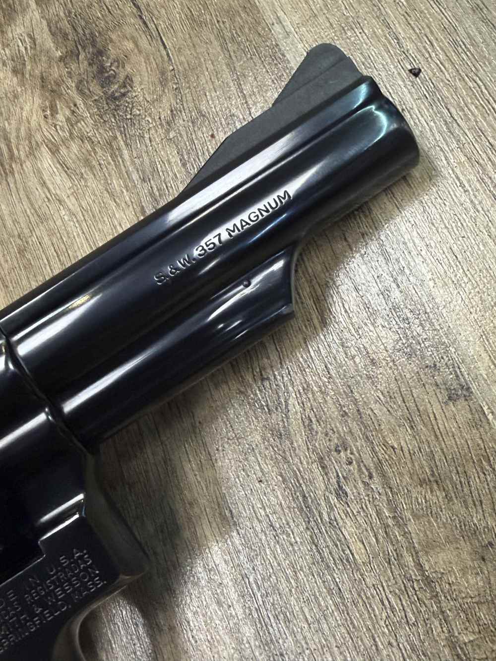 NICE VINTAGE S&W SMITH & WESSON 19-3 .357 MAG REVOLVER TARGET HAMMER & TRIG-img-5
