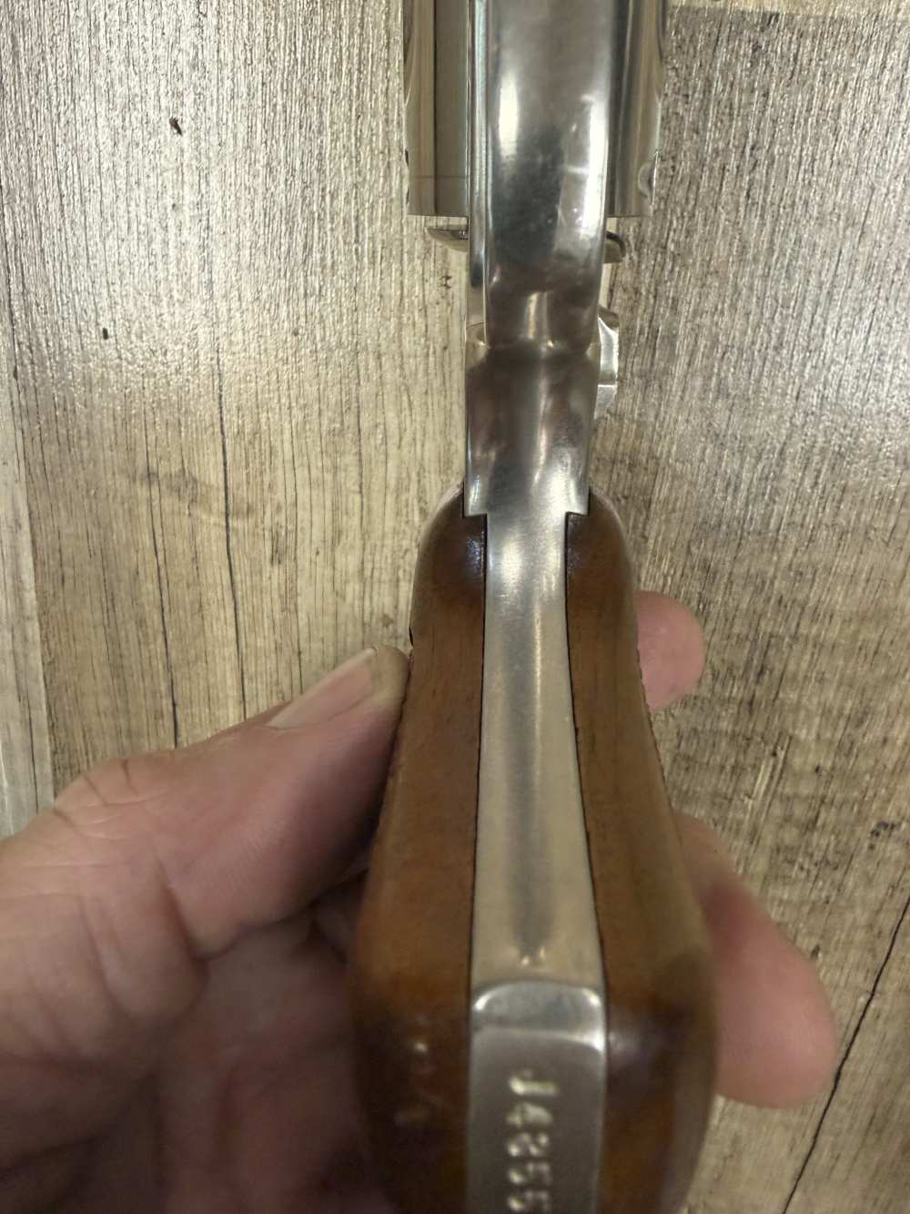 VINTAGE S&W 36-1 NICKEL 3" REVOLVER SMITH AND WESSON 1981 NR! NICE!-img-15