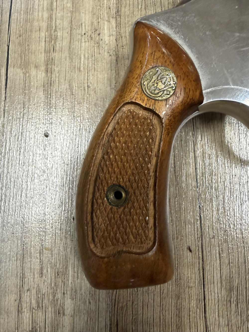 VINTAGE S&W 36-1 NICKEL 3" REVOLVER SMITH AND WESSON 1981 NR! NICE!-img-6