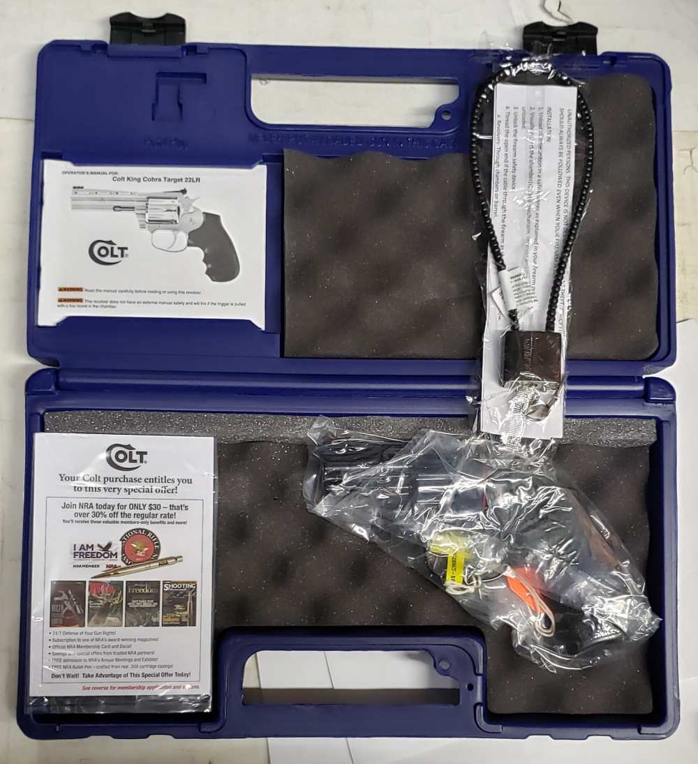 Colt King Cobra 22lr 2in barrel blue finish 10rd KCOBRA22-BP2RFO-img-17