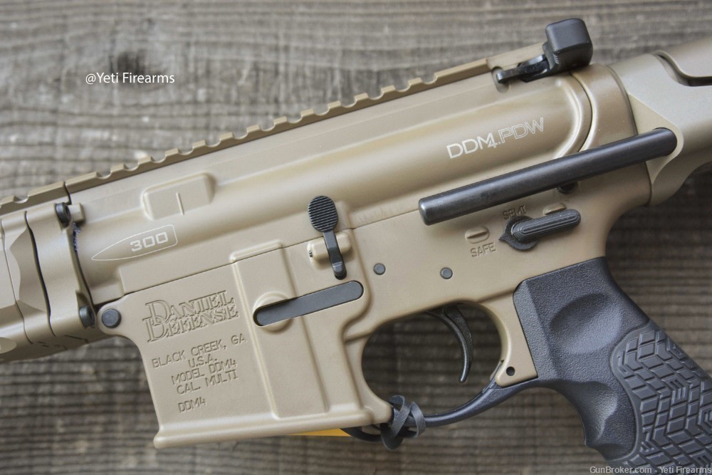 Daniel Defense DDM4 PDW SBR 300 Blackout FDE Finish No CC Fee SBR NFA -img-6