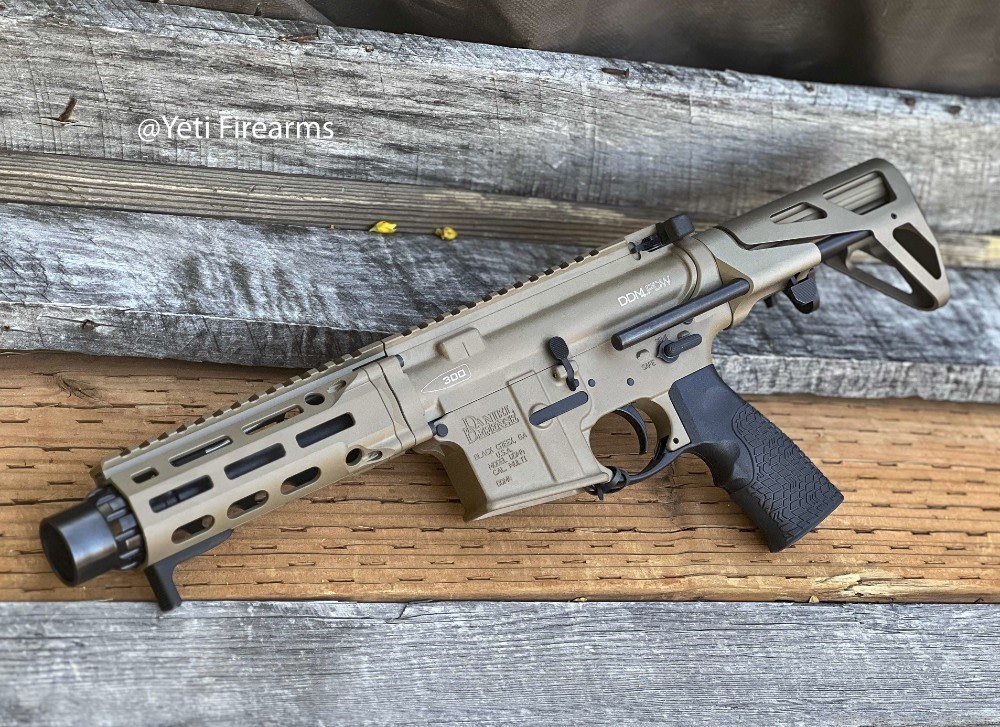 Daniel Defense DDM4 PDW SBR 300 Blackout FDE Finish No CC Fee SBR NFA -img-0