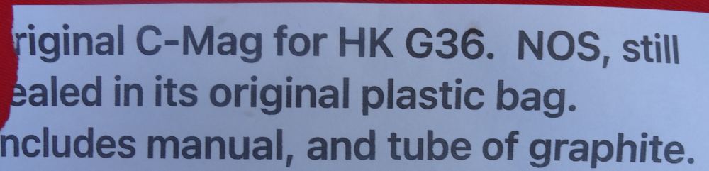 Original Beta C-Mag For Heckler & Koch HK G36 New Old Stock   MW-img-6