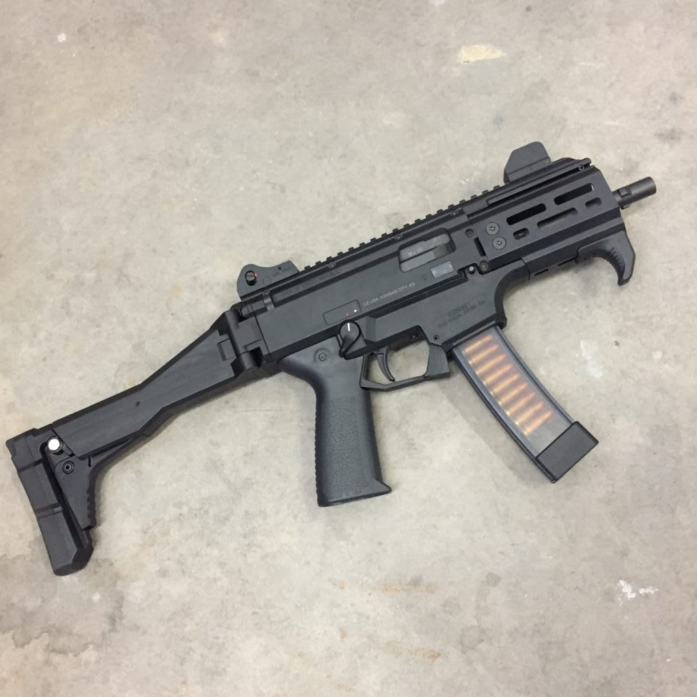 Pakse Pathfinder grip for CZ EVO Scorpion 3 pistol rifle carbine NEW BLK-img-3