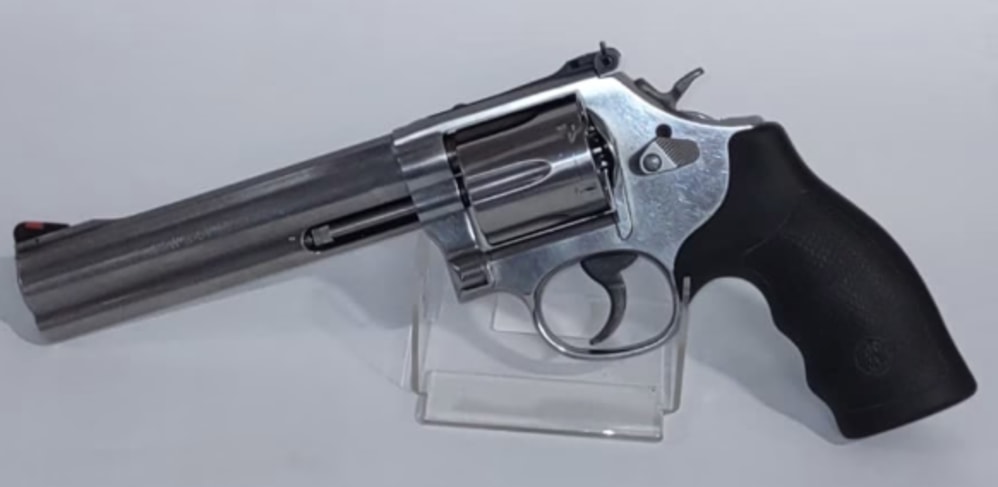 Smith & Wesson 686-6 .357 Magnum 6" Barrel Stainless Steel, Dist Combat Mag-img-0
