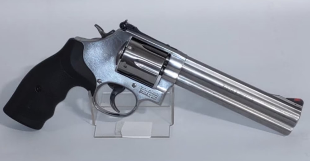 Smith & Wesson 686-6 .357 Magnum 6" Barrel Stainless Steel, Dist Combat Mag-img-4