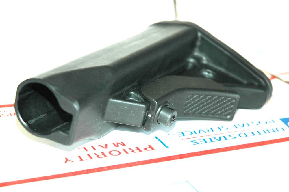 LWRCI Compact Adjustable Collapsible AR15 M4 Stock 200-0124A01 Black NEW   -img-4