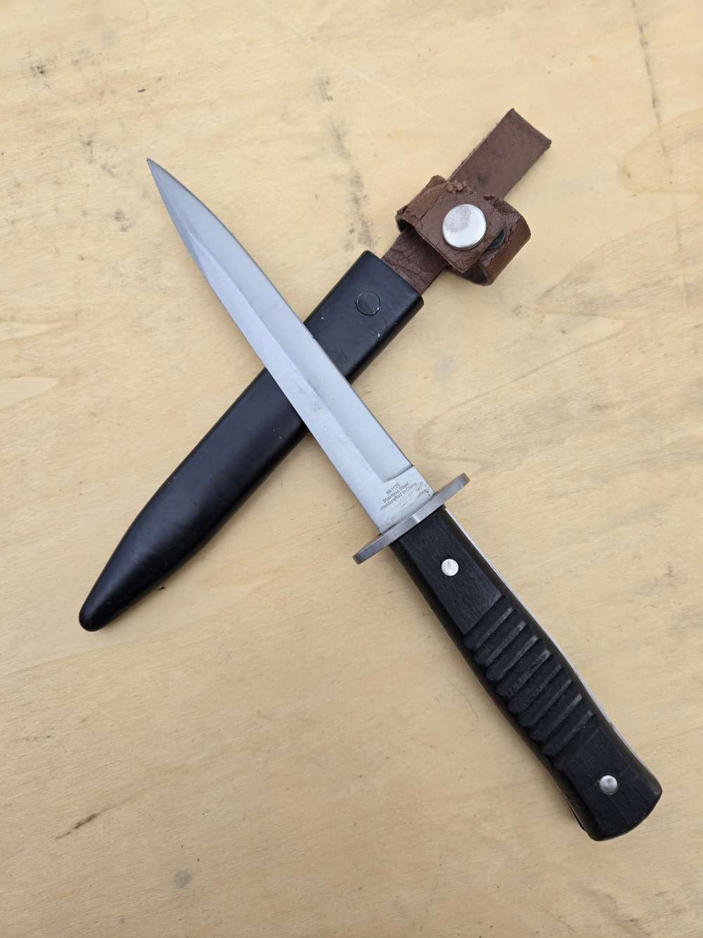 WW1 or WW2 German trench knife for reenactment or??-img-3