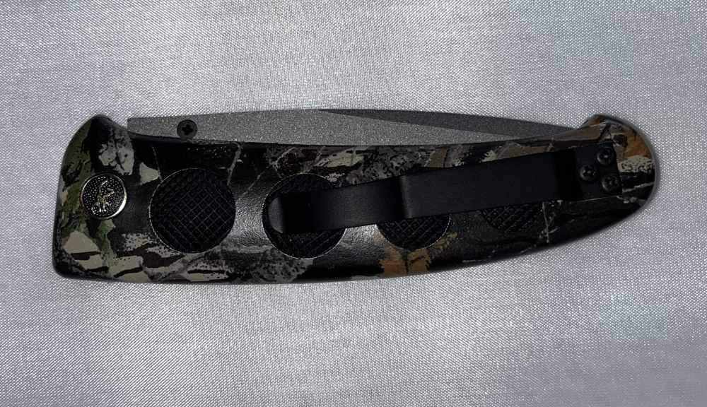 Browning 6032 Barracuda MOBU Tanto Half-Serrated Titanium Liner Lock #394-img-2