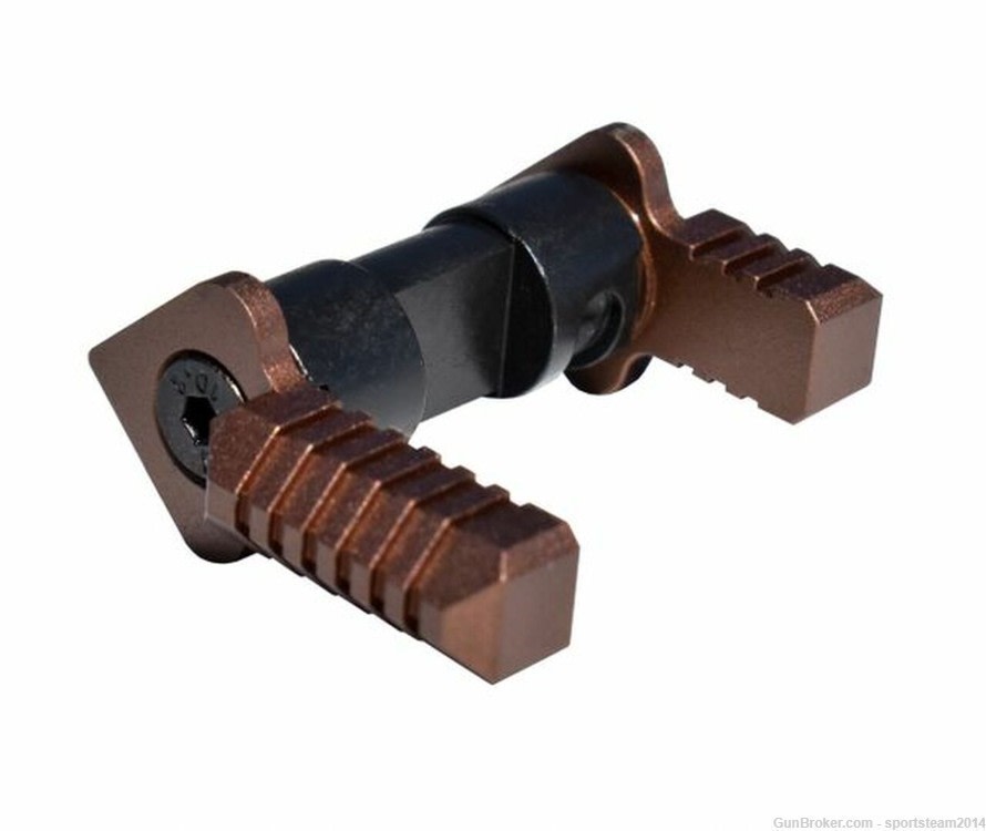 AR15/308 AMBIDEXTROUS SAFETY SELECTOR SWITCH, STEEL AND ALUMINUM - FDE/TAN-img-2